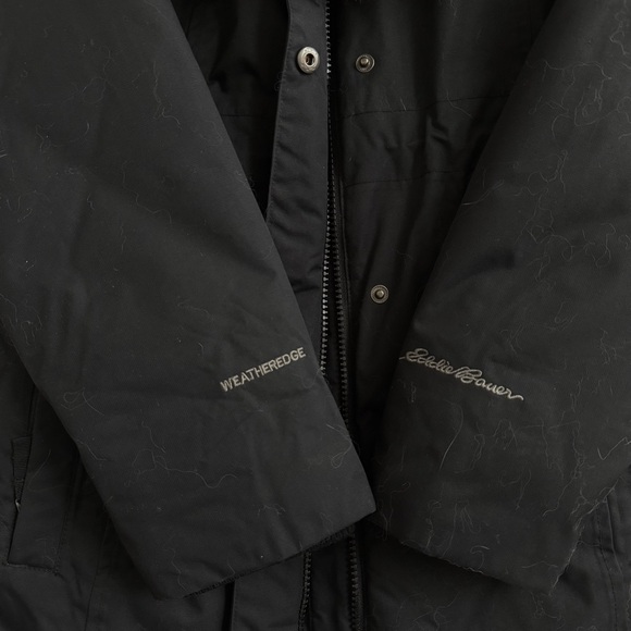 Eddie Bauer WeatherEdge Faux Fur Hood Parka – Black - Picture 2 of 4